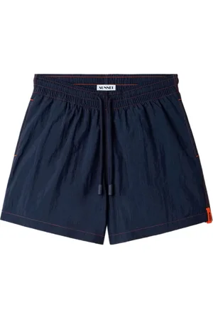 SUNNEI Shorts de playa con costuras en contraste