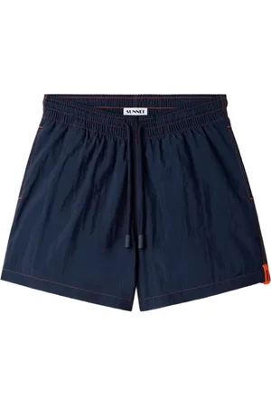SUNNEI Shorts de playa con costuras en contraste