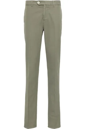 Brunello Cucinelli Pantalones chinos con tiro medio