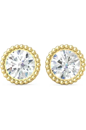 VEYNOU Aretes Kate en oro amarillo de 14kt con diamantes