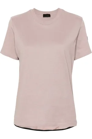 Moncler Playera con panel plisado