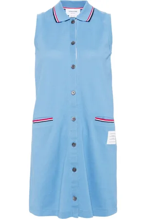 Thom Browne Vestido con cuello estilo playera tipo polo