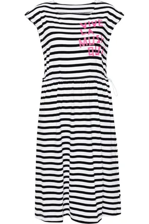 AGNÈS B. Vestido con motivo de rayas