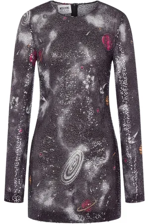 Moschino Vestido corto con motivo astral