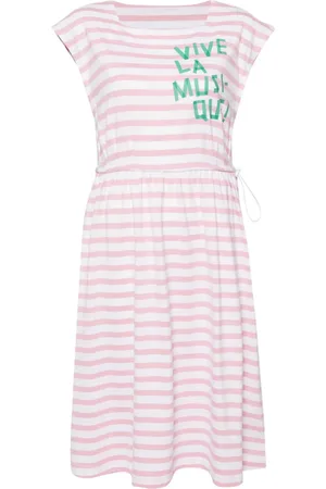 AGNÈS B. Vestido con motivo de rayas