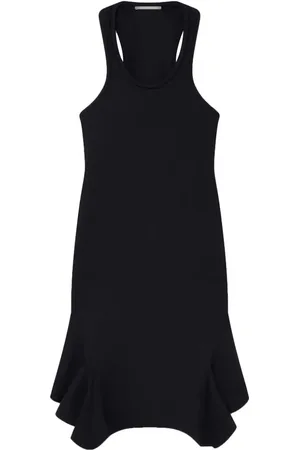 Stella McCartney Vestido con dobladillo peplum
