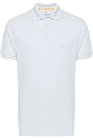Etro Playera tipo polo con bordado Pegaso