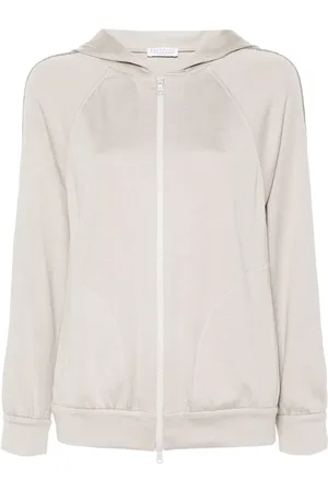 Brunello Cucinelli Hoodie con detalle de cadena Monili