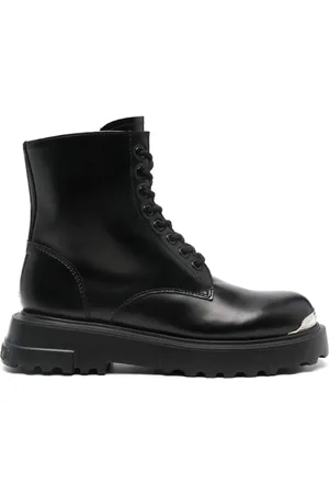 Moschino Botas con placa del logo