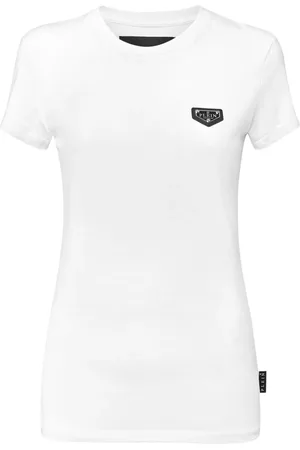 Philipp Plein Playera manga corta con cuello redondo
