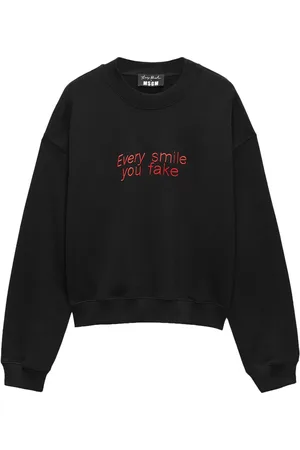 Msgm Sudadera con eslogan bordado