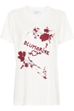 BLUMARINE Playera con logo bordado