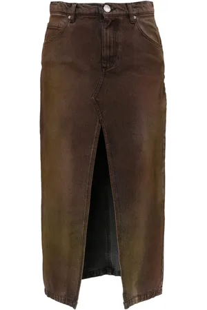 Pinko Falda de mezclilla midi