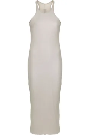 Rick Owens Vestido midi tejido de canalé