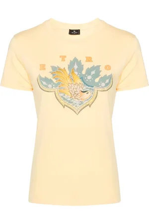 Etro Playera con estampado gráfico