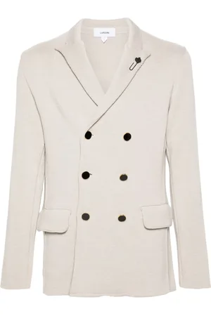 LARDINI Blazer tejido con doble botonadura