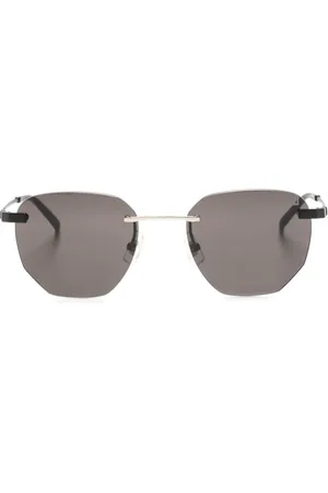 Dunhill Lentes de sol geométricos sin armazón