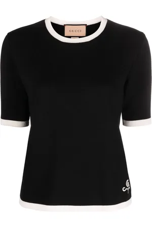 Gucci Playera con ribete en contraste