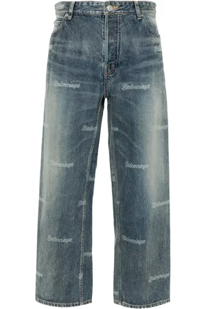 Balenciaga Jeans con logo estampado