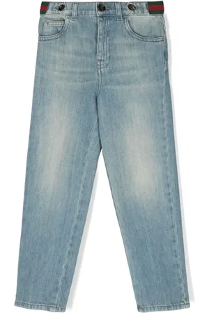Gucci Jeans ajustados con detalle Web