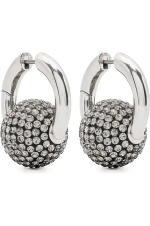 Balenciaga Arracadas Quantum con detalles de cristal
