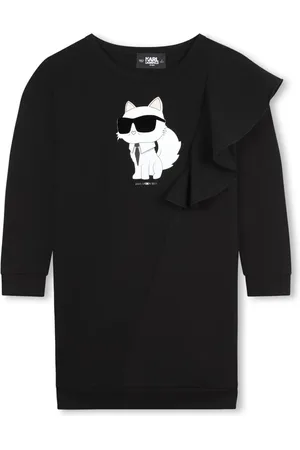 Karl Lagerfeld Vestido con estampado Choupette