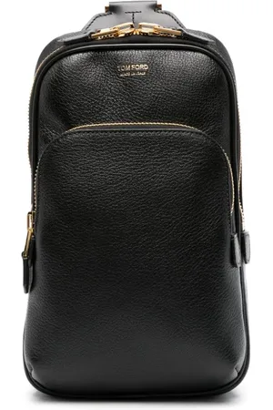 Tom Ford Mochila estilo mensajero con sello del logo