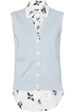 Thom Browne Camisa a capas con estampado floral