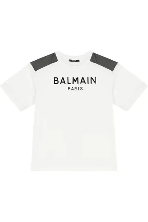 Balmain Playera con logo estampado