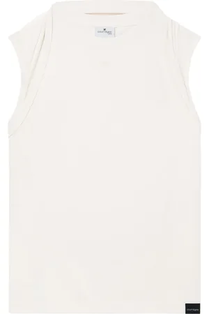 Courrèges Camiseta drapeada