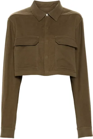 Rick Owens Camisa corta con botones de presión