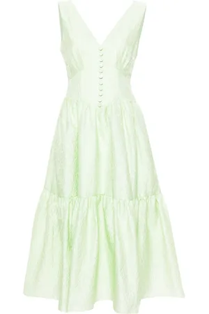 Self-Portrait Vestido a capas con efecto brocado