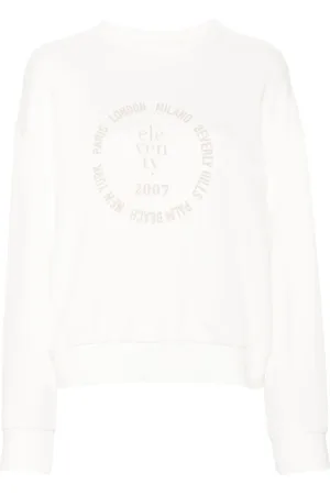 ELEVENTY Sudadera con logo estampado