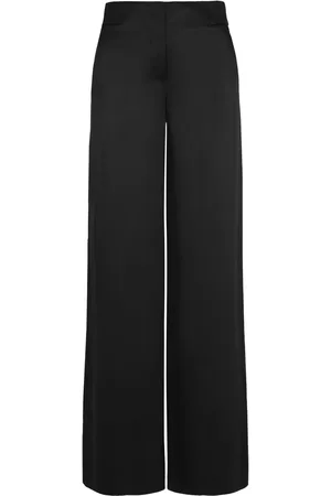 Giorgio Armani Pantalones de seda anchos