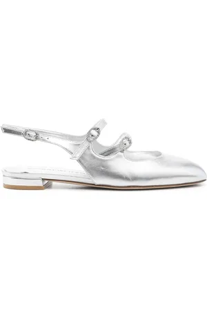 Stuart Weitzman Flats con efecto laminado