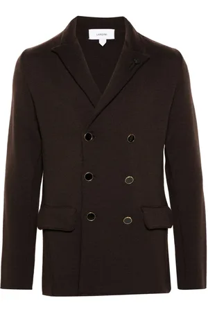 LARDINI Blazer tejido con doble botonadura