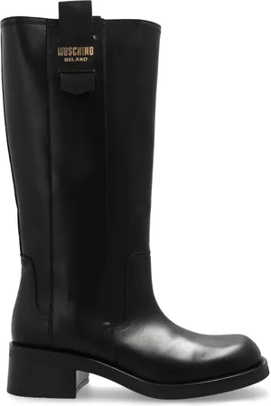 Moschino Botas con aplique del logo