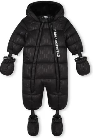 Karl Lagerfeld Traje para nieve con logo en relieve
