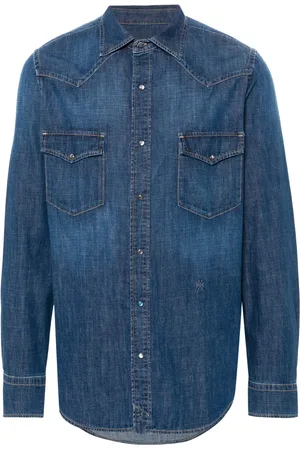 Jacob Cohen Camisa de mezclilla Western