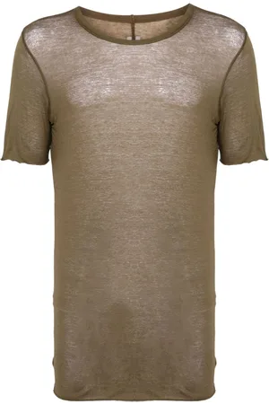 Rick Owens Playera con dobladillo sin rematar