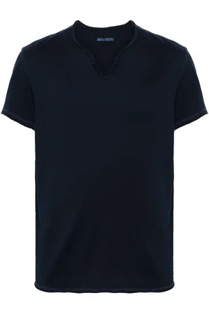 Zadig & Voltaire Playera con cuello henley