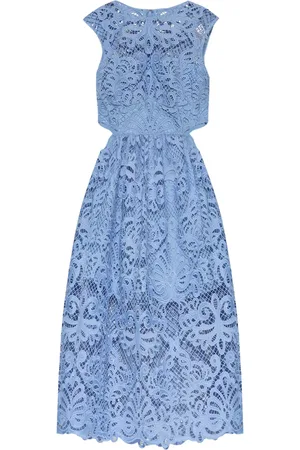Self-Portrait Vestido midi con aberturas