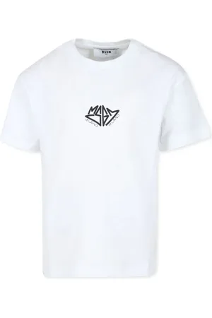 Msgm Playera con logo estampado