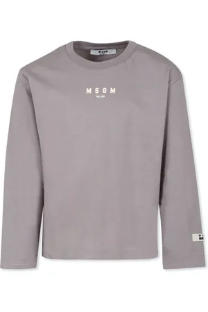 Msgm Playera con logo estampado