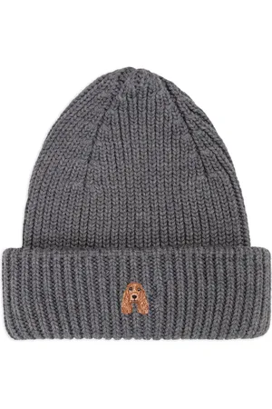 PELO FOUNDATION Gorro con aplique de perro
