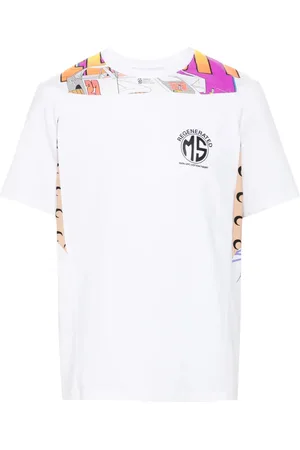 Marine Serre Playera Regenerated Graphic
