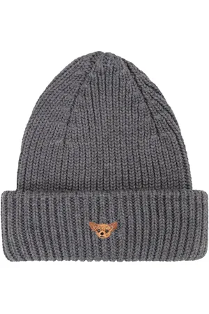 PELO FOUNDATION Gorro con aplique de perro