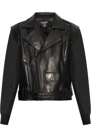 Balmain Chamarra con cinturón