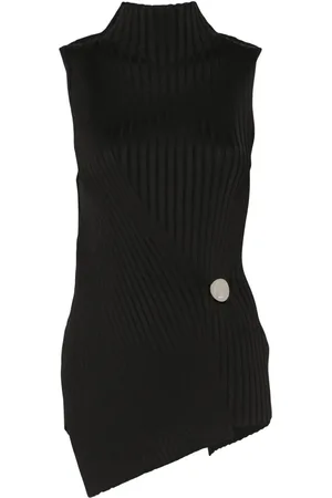 Jil Sander Top tejido de canalé