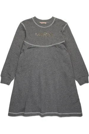 Marni Vestido con logo bordado con mostacillas
